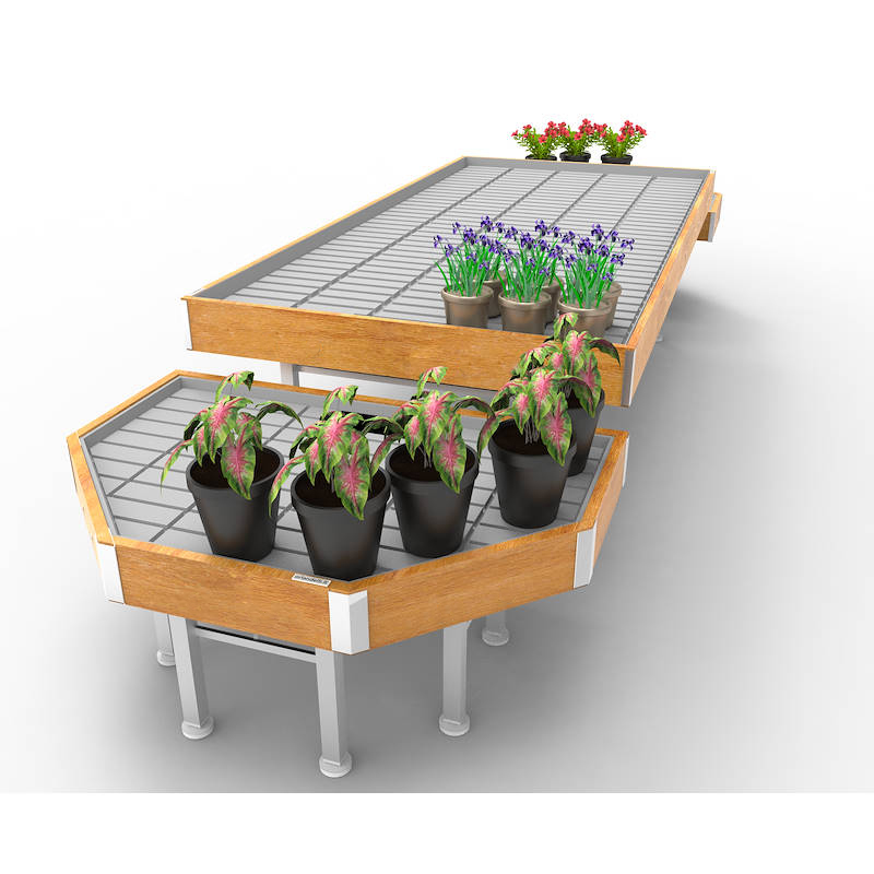 Promotion Set wood line AMOR, Exhibition Set: width 1260 mm, Color: Natural Wood, Box: 3 Sets