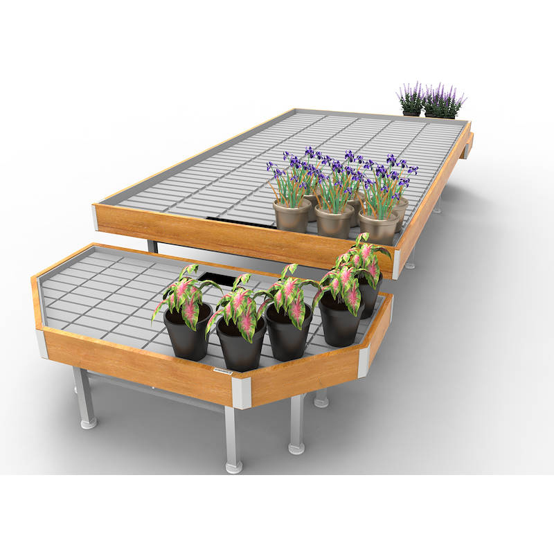 Promotion Set wood line AMOR, Exhibition Set: width 1660 mm, Color: Natural Wood, Box: 1 Set