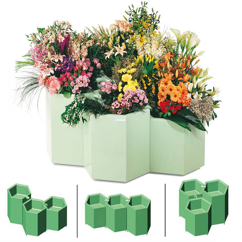 Refrigerated display system Fior d'acqua, Exhibition Set: Set 3 PIECES - LEONARDO, Optional: Custom