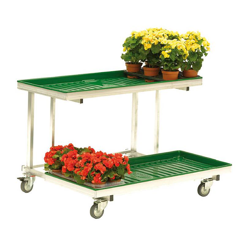 2 level wall display stand