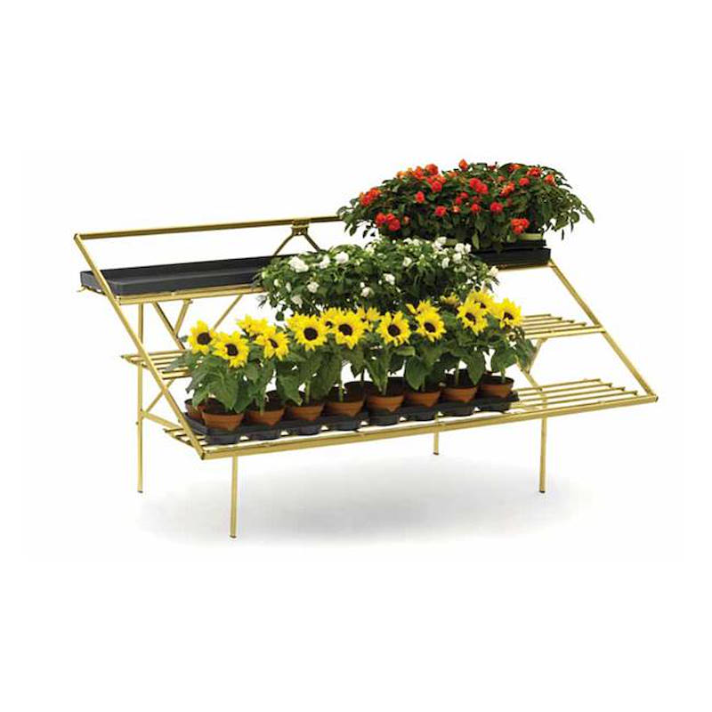 Shelf folding display stand