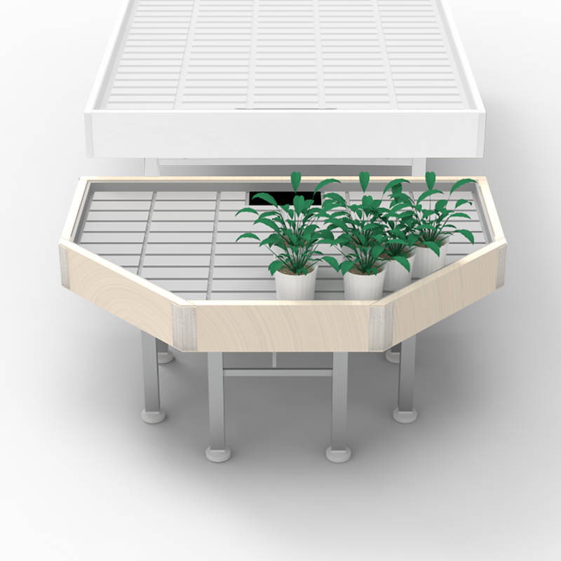 End Cap, Wood line AMOR, width: 1260 mm, Color: White wood