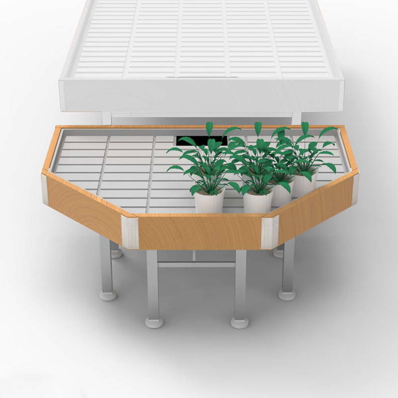 End Cap, Wood line AMOR, width: 1075 mm, Color: Natural Wood