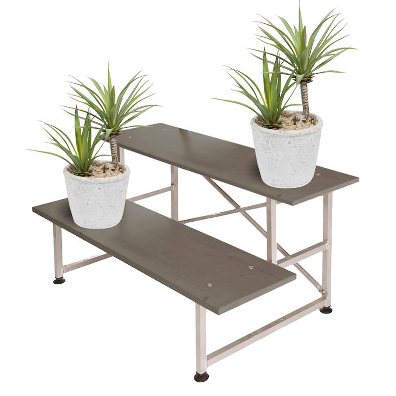 Stair-step display, Size: 1625 x 620 x H 575 mm