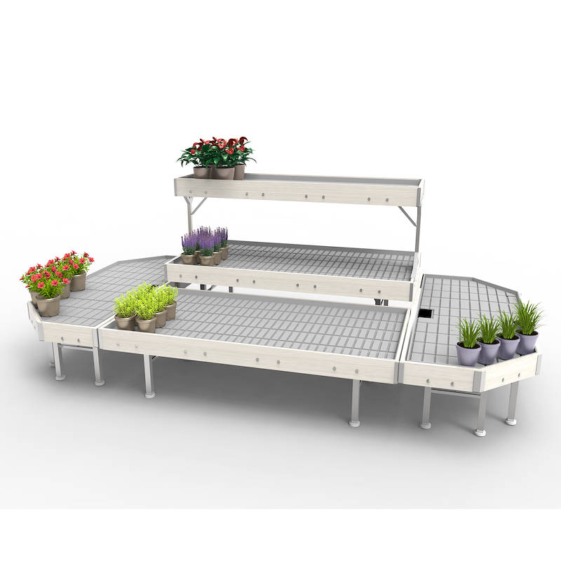 Flowered Gondola Set wood line AMOR