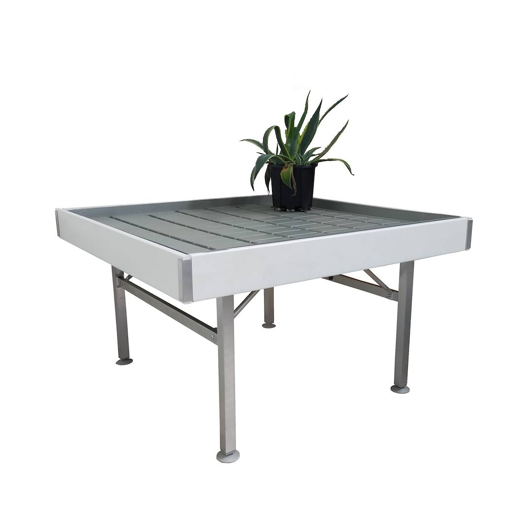 Bench, wood line AMOR, Size: 1260 mm x 1260 mm, Height: h 750 mm, Color: White wood, Box: 15 units