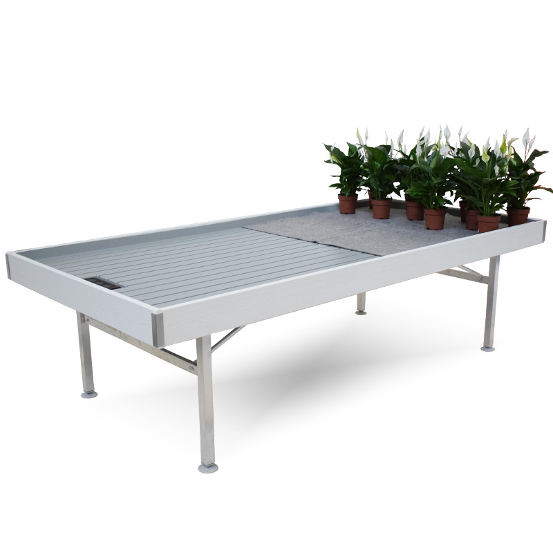 Bench, wood line AMOR, Size: 1060 mm x 2100 mm, Height: h 750 mm, Color: White wood, Box: 5 units