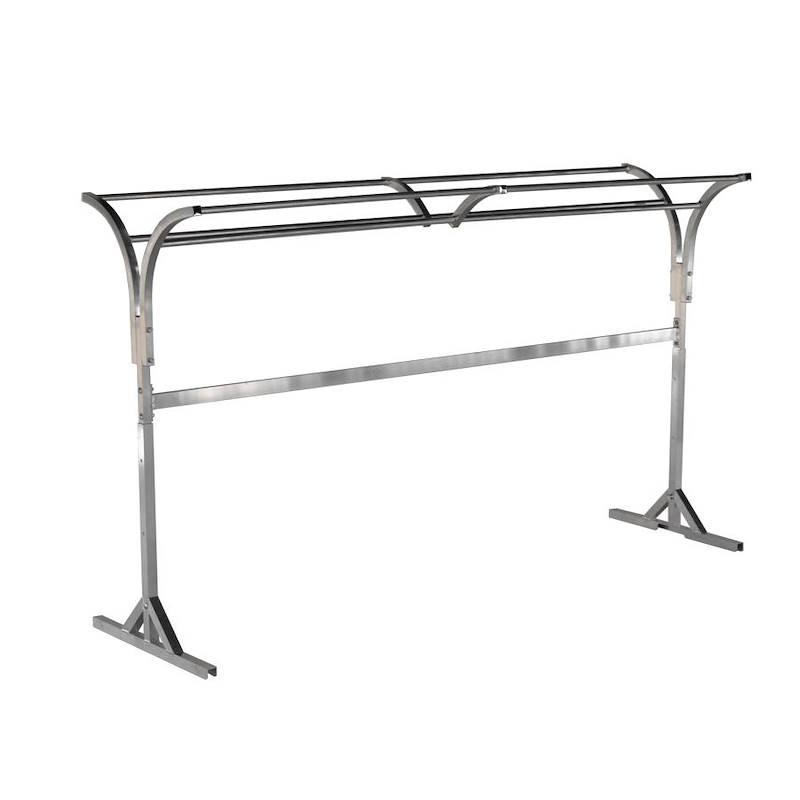 Basket holder for island bench 3 shelves