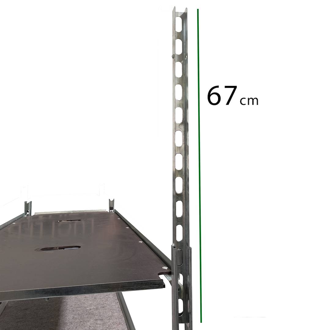 Extension for DC Trolley, Size: 670 mm, Box: 2100 units