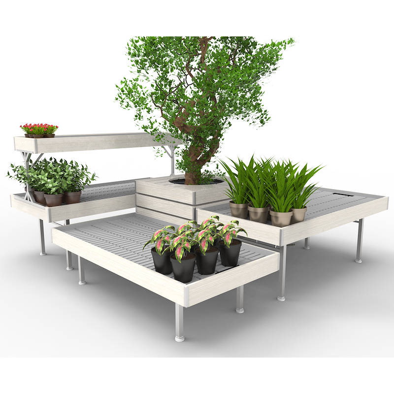 Ambience Set wood line AMOR, Exhibition Set: Set AMBIENCE, Color: White wood, Box: 2 Sets