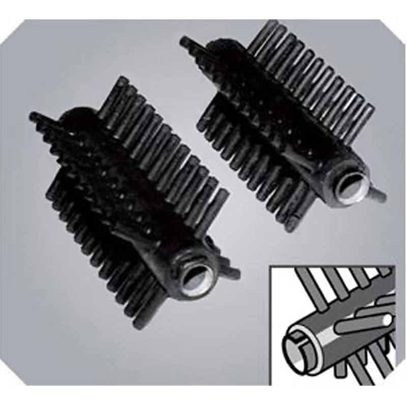 Stem cleaning brushes