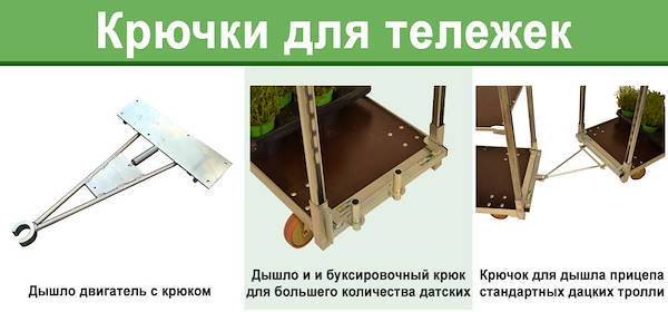 Аксессуары для тележек