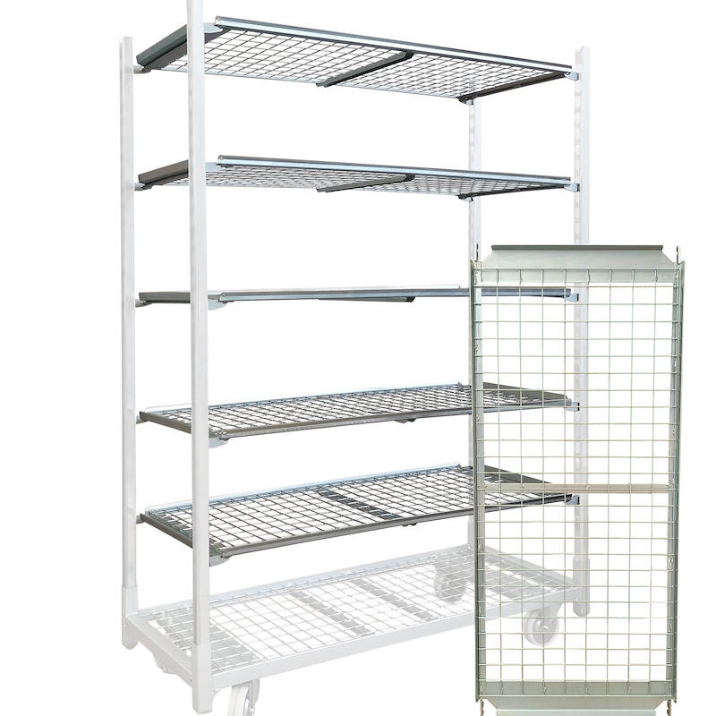 Wire-mesh shelf