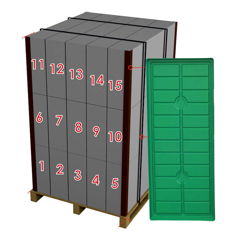 Датские поддоны из пластика