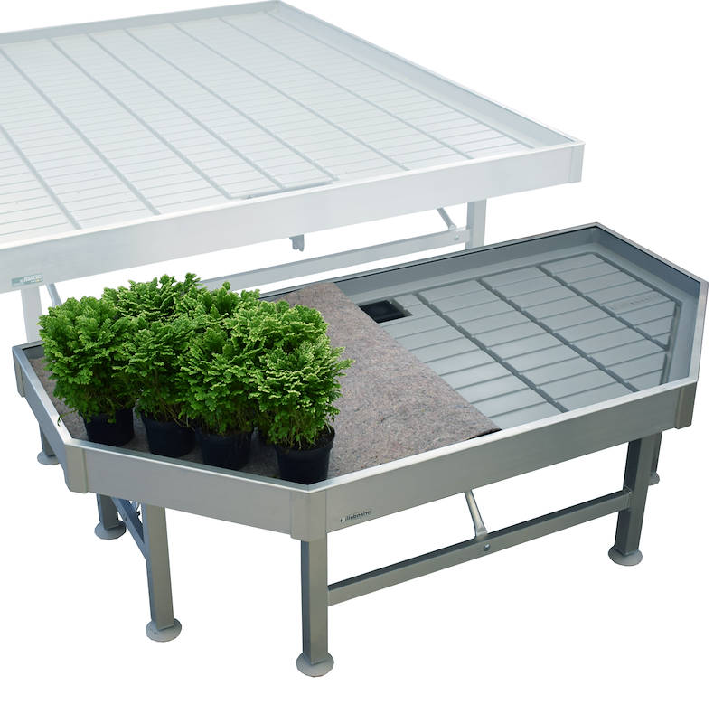 End Cap for aluminium bench