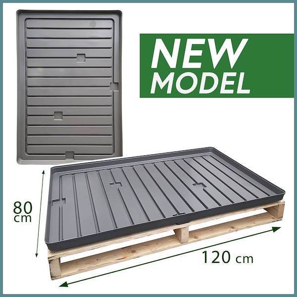 Euro pallets water tray