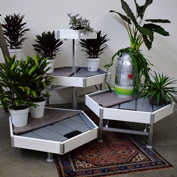 Шестигранный стол деревянная линия AMOR