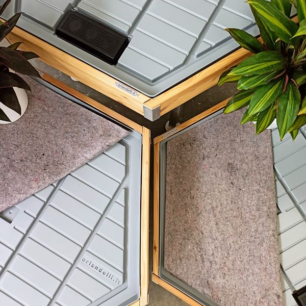 Шестигранный стол деревянная линия AMOR