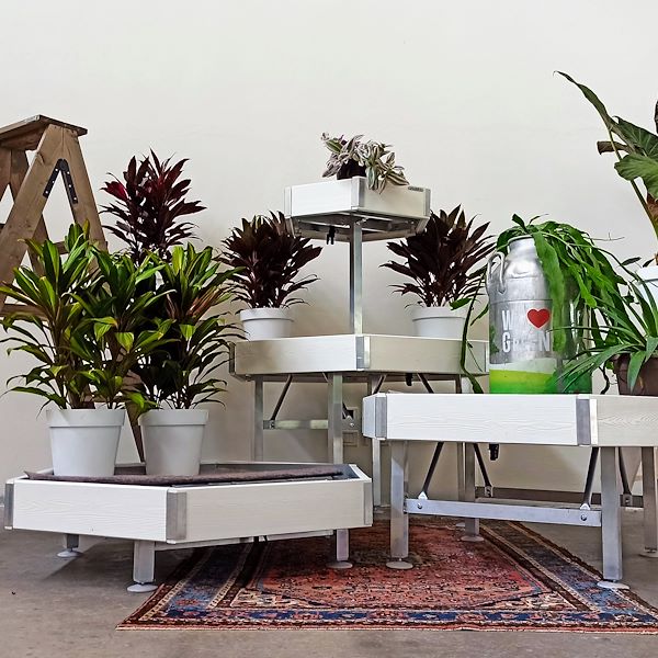 Шестигранный стол деревянная линия AMOR