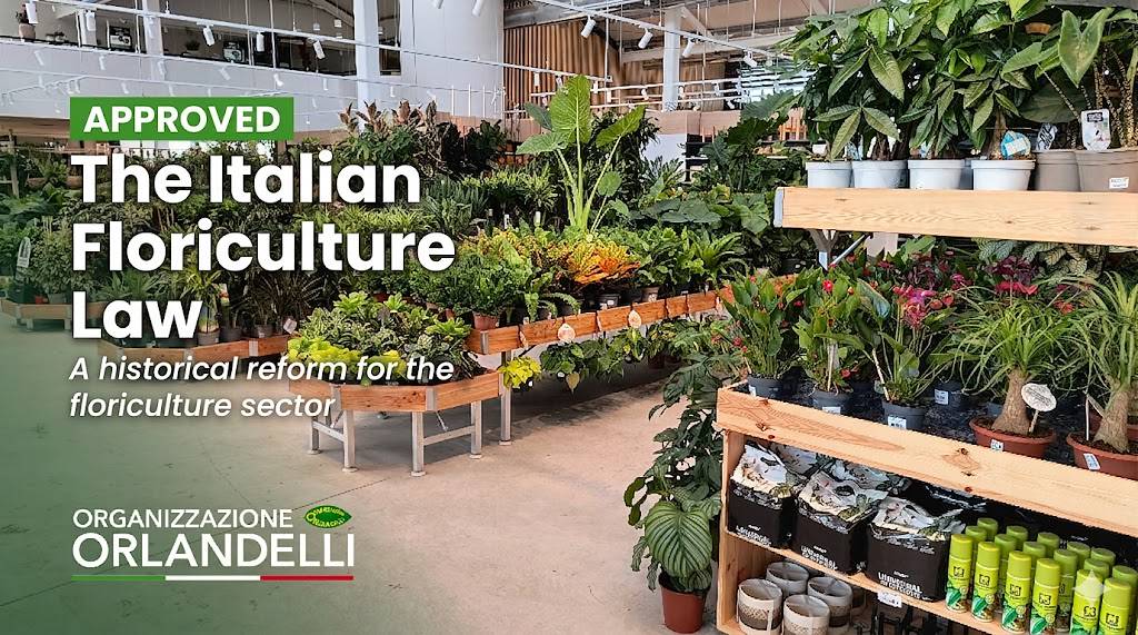 The new law on Italian floriculture and garden centers.