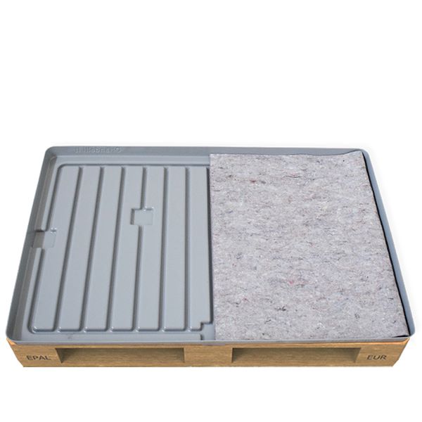 Euro pallets water tray