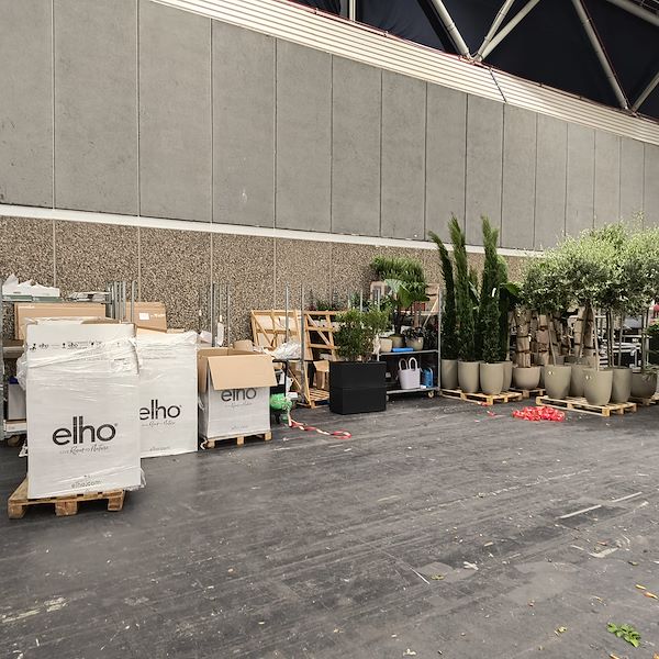 Behind the scenes of the event