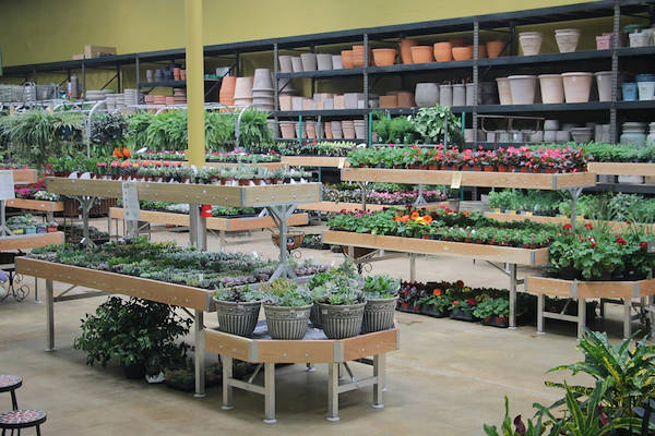 Мебель AMOR в новом интерьере отдела растений и цветов центра Urban Hardware