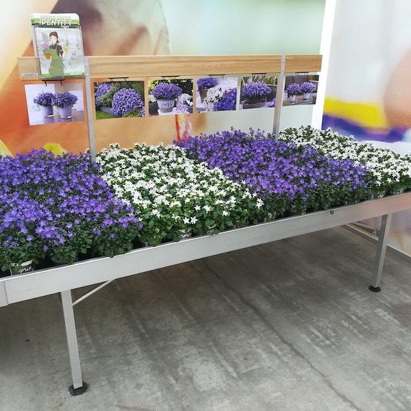 Welded aluminium bench