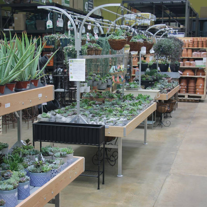 Basket holder for island bench 3 shelves