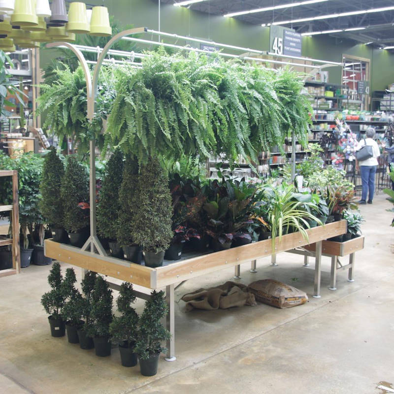 Держатель корзины для стола-острова 3 полки