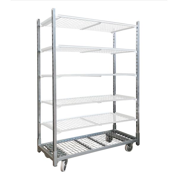 Wire-mesh trolley