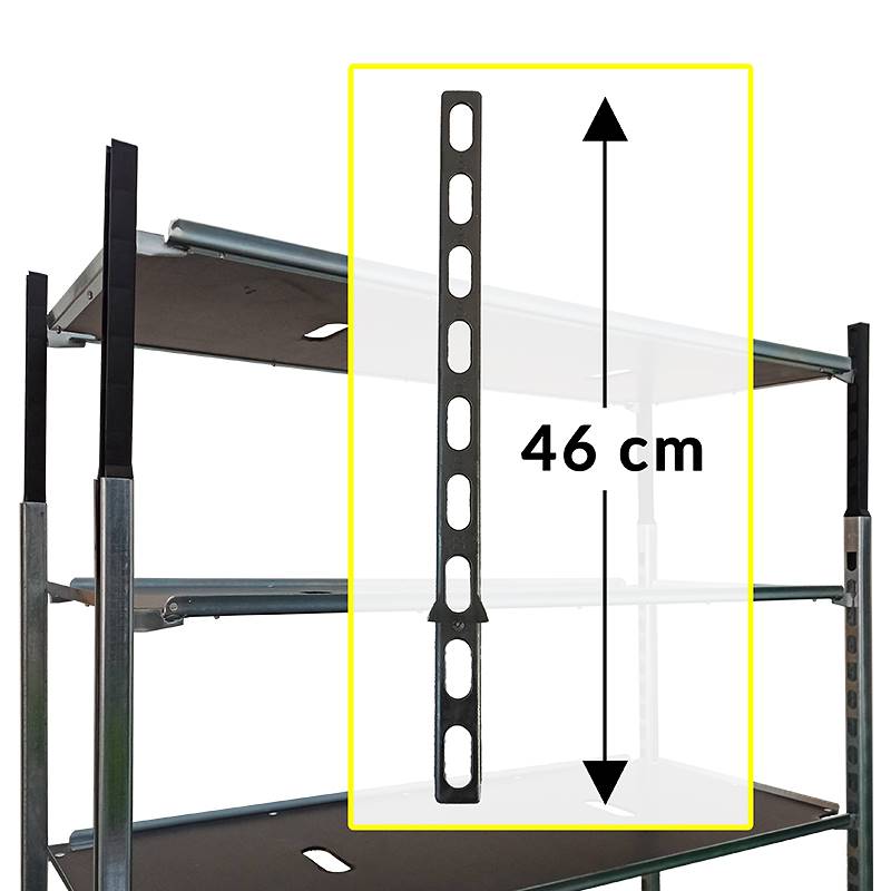 Пластиковое удлинение для стоек тележки DC