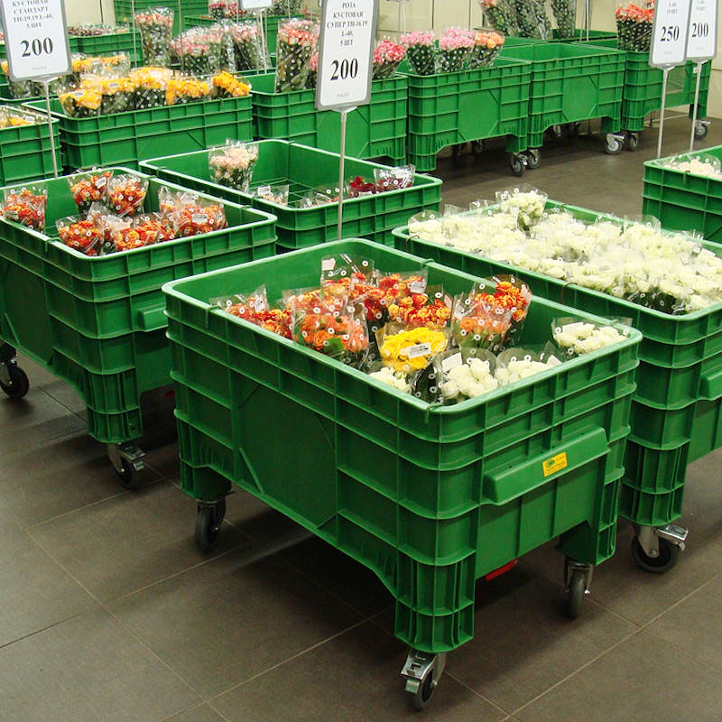 Container for cut flowers