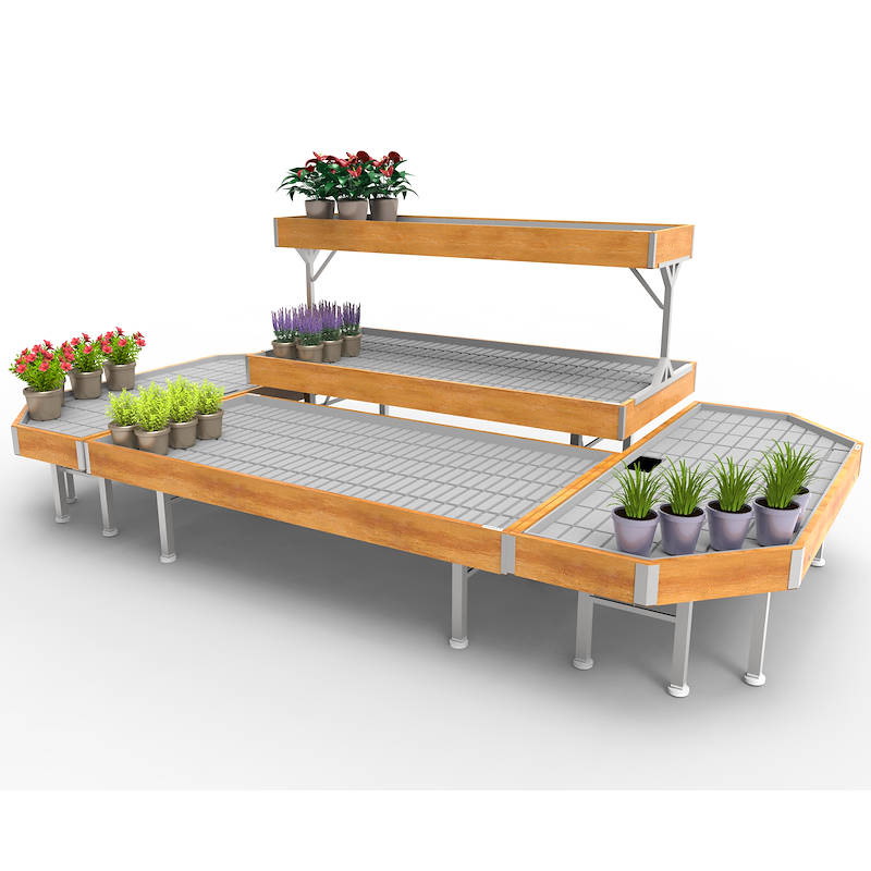 Set GÓNDOLA FLORECIDA Linea en madera AMOR