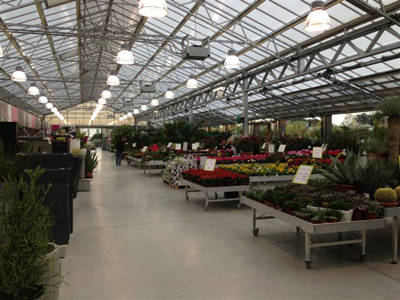 Les Jardins de Gabiani, furnished a new Garden Center in France