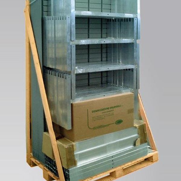 Стационарные алюминиевые торговые столы, которые необходимо собрать