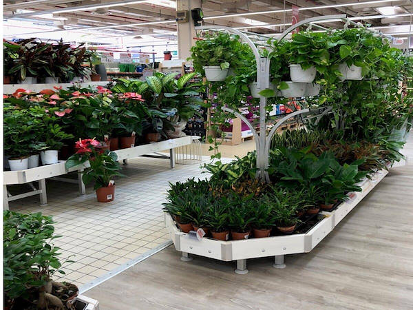 Furniture line in white wood