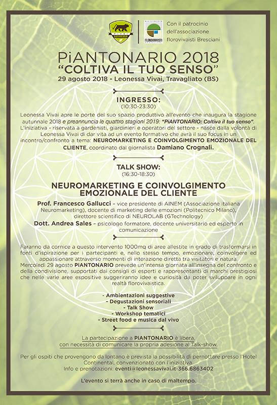 Piantonario 2018