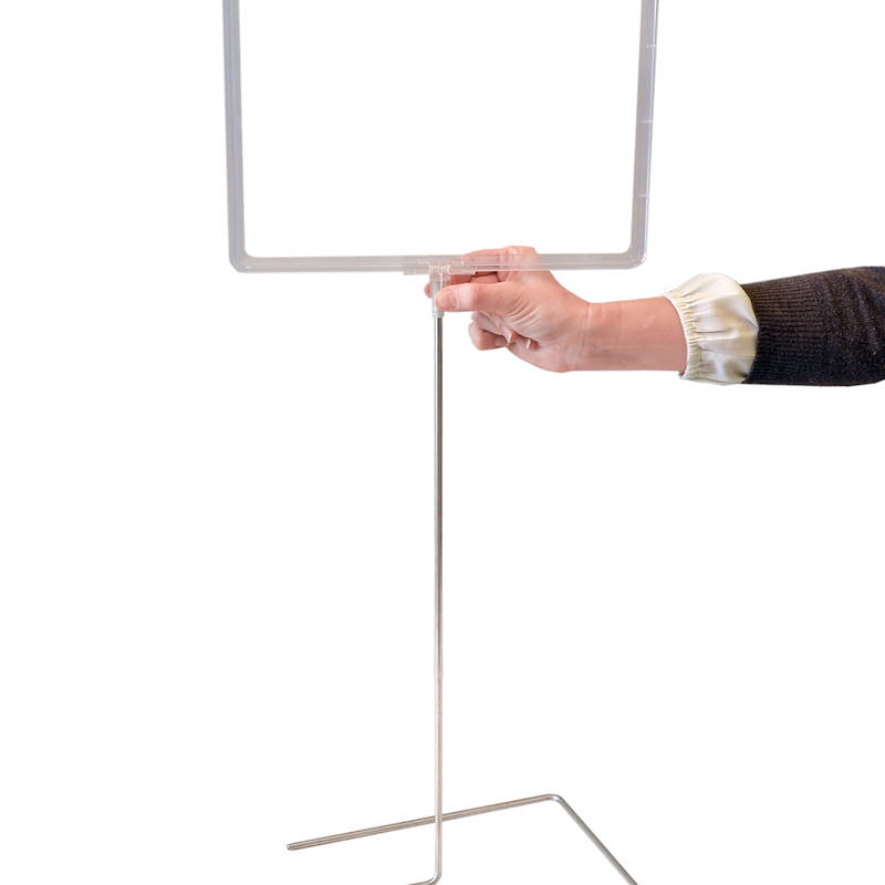 Price stand with fixed frame