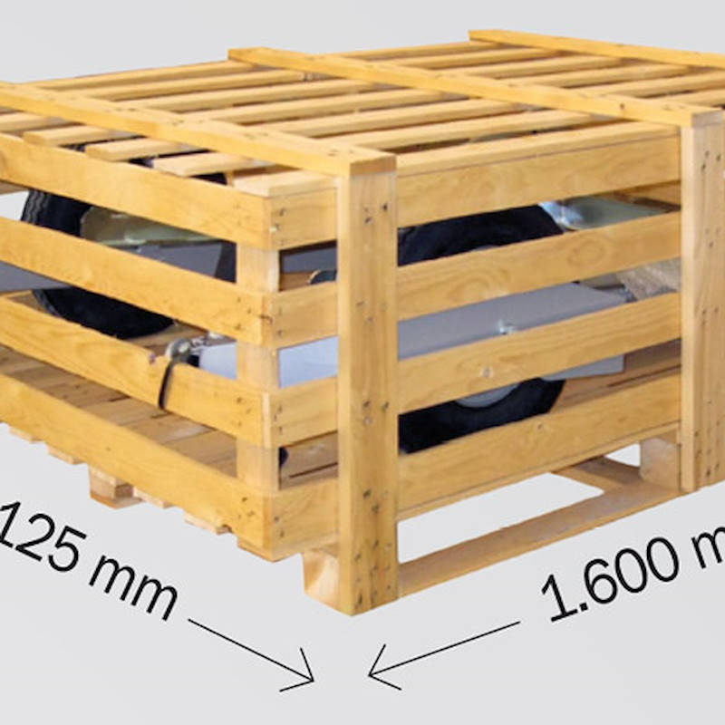 Rough terrain carrier for unistandard cart
