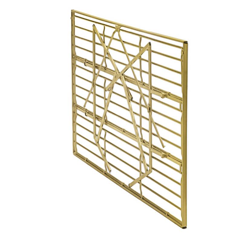 Shelf folding display stand