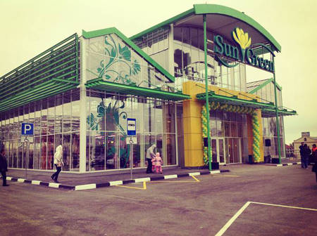 SUN GREEN – Saratov. It's their 2nd Garden Centre in Russia 